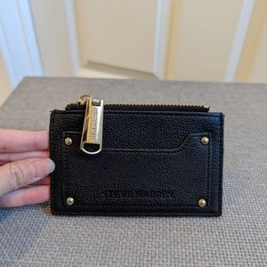 Steve Madden Card Holder Zip Wallet